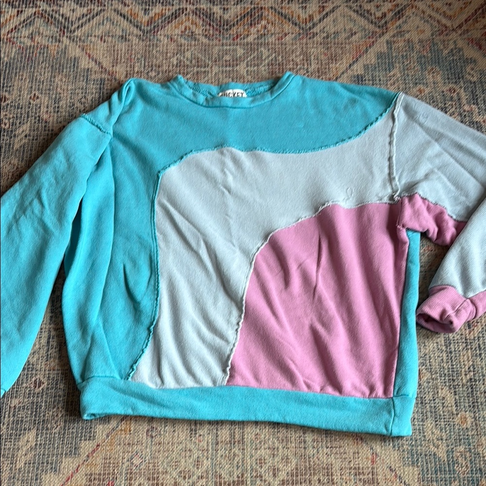 Bucketlist Colorblock Crewneck